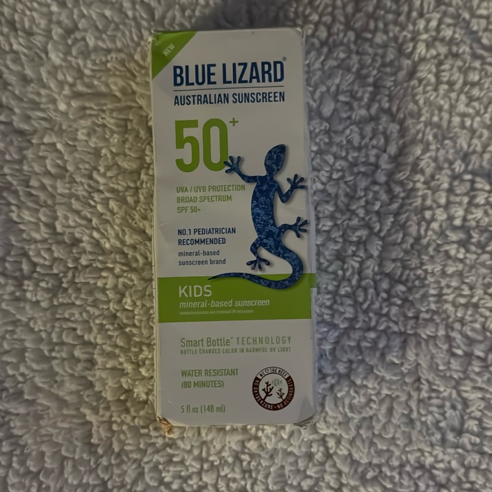 Brand new Blue Lizard Australian sunscreen kids spf 50